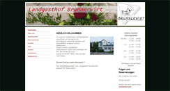 Desktop Screenshot of landgasthof-brunnerwirt.de